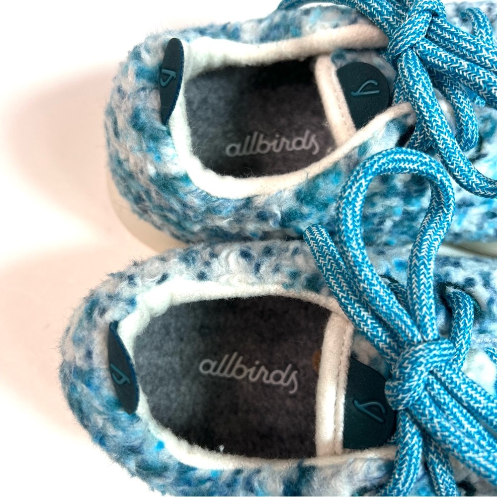 NWOT Allbirds Wool Runner Fluffs Sneakers Thrive Teal/Deep Emerald Size 6 - Picture 7 of 13